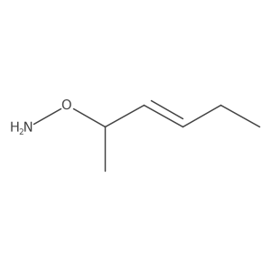O-(hex-3-en-2-yl)hydroxylamine Structure