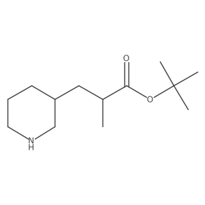 Tert-butyl 2-methyl-3-piperidin-3-ylpropanoate Structure