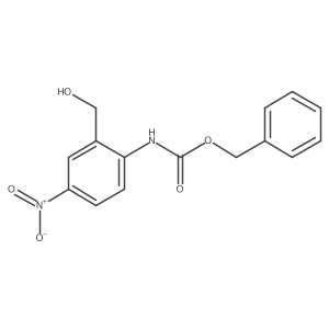benzyl N-[2-(hydroxymethyl)-4-nitrophenyl]carbamate结构式
