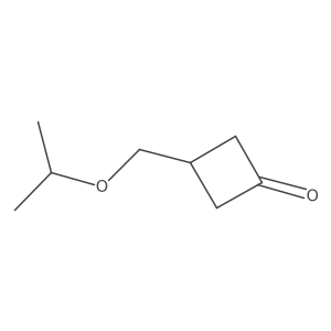 3-[(Propan-2-yloxy)methyl]cyclobutan-1-one结构式
