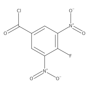 4-Fluoro-3,5-dinitrobenzoyl chloride结构式