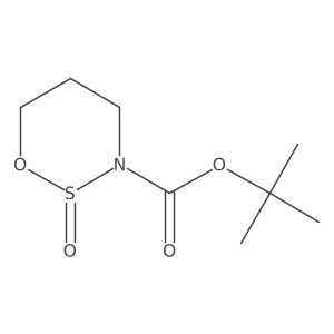 tert-Butyl 1,2,3-oxathiazinane-3-carboxylate 2-oxide结构式