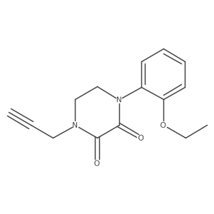 1-(2-Ethoxyphenyl)-4-prop-2-ynylpiperazine-2,3-dione Structure