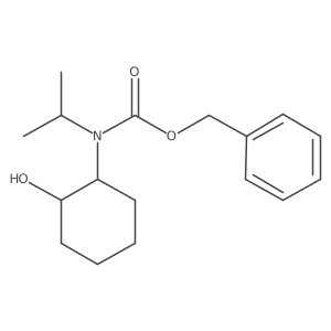 rac-benzyl N-[(1R,2R)-2-hydroxycyclohexyl]-N-(propan-2-yl)carbamate Structure