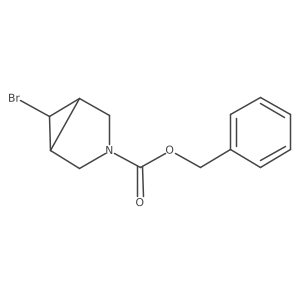 benzyl (1R,5S,6R)-6-bromo-3-azabicyclo[3.1.0]hexane-3-carboxylate Structure