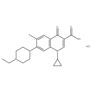 Enrofloxacin D5 Hydrochloride Structure