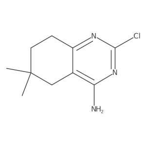 2-Chloro-6,6-dimethyl-5,6,7,8-tetrahydroquinazolin-4-amine Structure