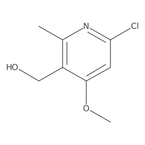 (6-Chloro-4-methoxy-2-methylpyridin-3-yl)methanol结构式
