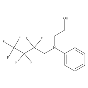 2-[(2,2,3,3,4,4,4-Heptafluorobutyl)phenylamino]ethanol结构式