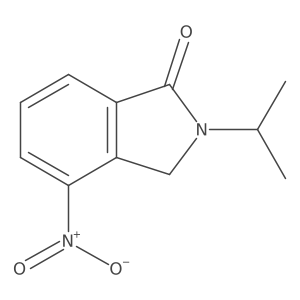 2-(1-Methylethyl)-4-nitroisoindolin-1-one结构式