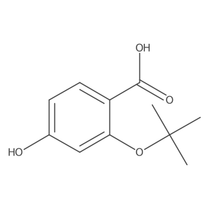 2-Tert-butoxy-4-hydroxybenzoic acid结构式