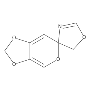 Spiro[6H-1,3-dioxolo[4,5-c]pyran-6,4a(2)(5a(2)H)-oxazole] Structure