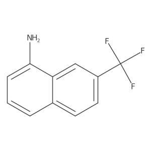 1-Amino-7-(trifluoromethyl)naphthalene Structure