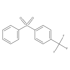1-(Phenylsulfonyl)-4-(trifluoromethyl)benzene结构式