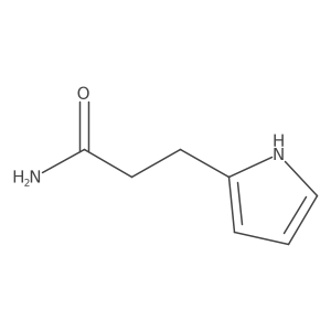1H-Pyrrole-2-propanamide结构式