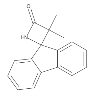 3,3-Dimethylspiro[azetidine-2,9'-fluoren]-4-one Structure