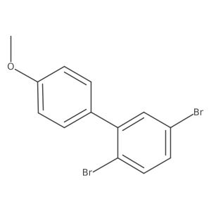 2,5-Dibromo-4'-methoxy-1,1'-biphenyl Structure