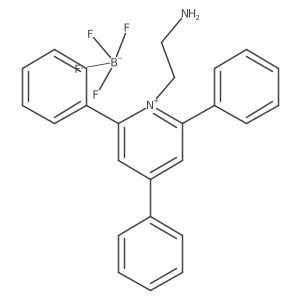 2-(2,4,6-triphenylpyridin-1-ium-1-yl)ethanamine;tetrafluoroborate Structure