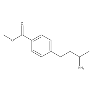methyl 4-[(3R)-3-aminobutyl]benzoate结构式