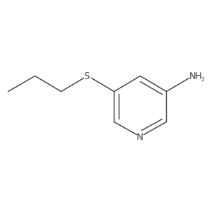 5-(Propylthio)-3-pyridinamine Structure