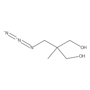 2-(Azidomethyl)-2-methylpropane-1,3-diol结构式