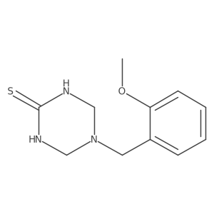 5-(2-Methoxybenzyl)-1,3,5-triazinane-2-thione Structure