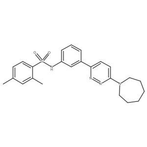 N-{3-[6-(azepan-1-yl)pyridazin-3-yl]phenyl}-2,4-dimethylbenzene-1-sulfonamide Structure