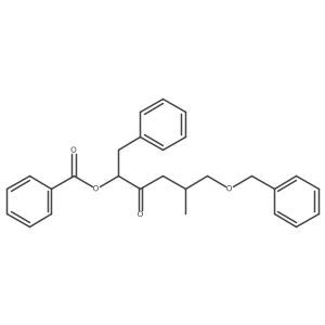 2-(Benzoyloxy)-5-methyl-1-phenyl-6-(phenylmethoxy)-3-hexanone结构式