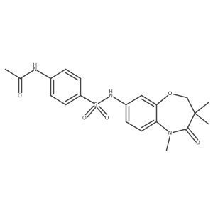N-(4-(N-(3,3,5-trimethyl-4-oxo-2,3,4,5-tetrahydrobenzo[b][1,4]oxazepin-8-yl)sulfamoyl)phenyl)acetamide Structure