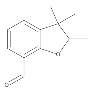 2,3,3-trimethyl-2H-1-benzofuran-7-carbaldehyde Structure