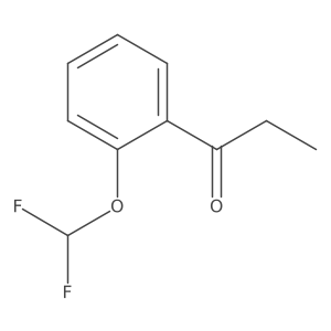 1-[2-(Difluoromethoxy)phenyl]propan-1-one Structure