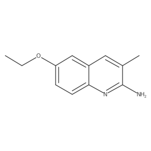2-Amino-6-ethoxy-3-methylquinoline Structure