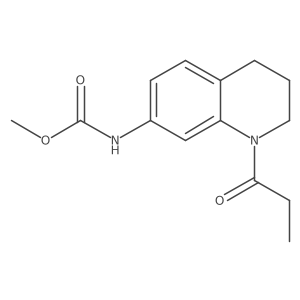 Methyl (1-propionyl-1,2,3,4-tetrahydroquinolin-7-yl)carbamate Structure