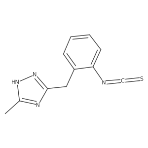 5-Methyl-3-(o-isothiocyanatobenzyl)-1,2,4-triazole结构式