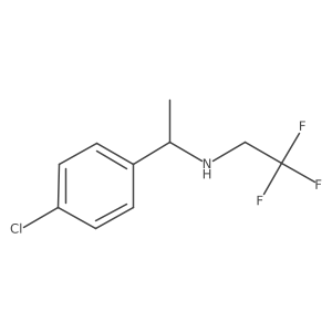 [1-(4-Chlorophenyl)ethyl](2,2,2-trifluoroethyl)amine Structure