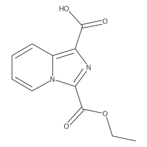 3-(Ethoxycarbonyl)imidazo[1,5-a]pyridine-1-carboxylic acid Structure