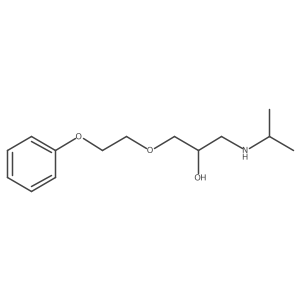 1-(2-Phenoxyethoxy)-3-(propan-2-ylamino)propan-2-ol Structure