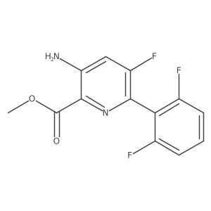 Methyl 3-amino-6-(2,6-difluorophenyl)-5-fluoropicolinate Structure