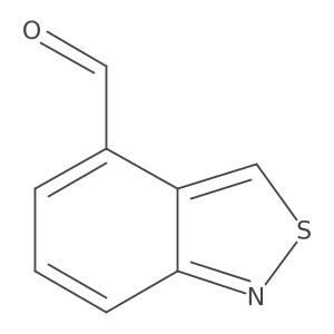 2,1-Benzisothiazole-4-carboxaldehyde结构式