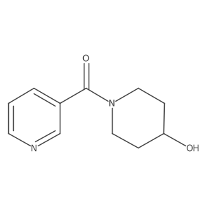 1-(Pyridine-3-carbonyl)piperidin-4-ol Structure