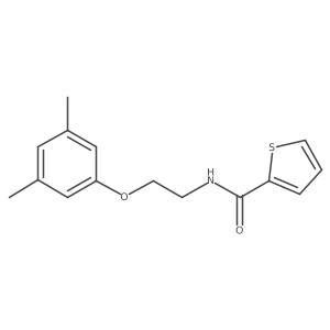 N-[2-(3,5-dimethylphenoxy)ethyl]thiophene-2-carboxamide Structure