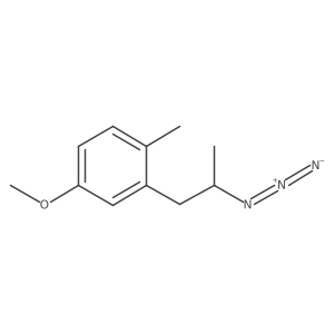 Benzene, 2-[(2S)-2-azidopropyl]-4-methoxy-1-methyl- Structure