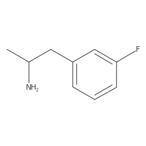 3-Fluoroamphetamine, (S)- Structure