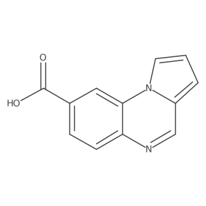Pyrrolo[1,2-a]quinoxaline-8-carboxylic acid结构式
