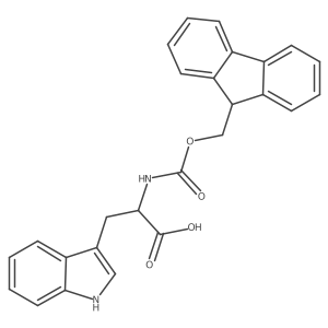 Nalpha-Fmoc-L-tryptophan-15N2 Structure