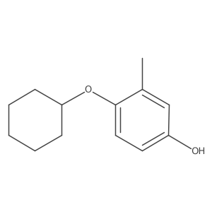 4-(Cyclohexyloxy)-3-methylphenol结构式
