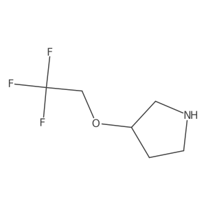3-(2,2,2-Trifluoroethoxy)pyrrolidine Structure