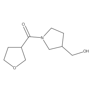 [1-(Oxolane-3-carbonyl)pyrrolidin-3-yl]methanol Structure