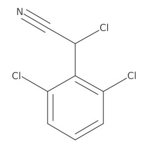 2-Chloro-2-(2,6-dichlorophenyl)acetonitrile Structure