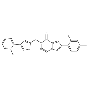 N-(2-furylmethyl)-1-{3-[(4-methylphenyl)thio]pyrazin-2-yl}piperidine-4-carboxamide结构式